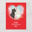 Search for kitten valentines postcards Red