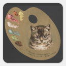 Search for new year cat stickers Vintage