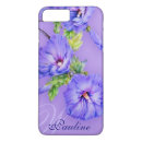 Search for purple hibiscus iphone cases Blue