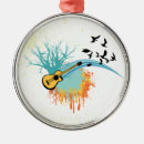 Search for acoustic guitar christmas tree decorations Music