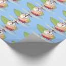 Search for surfing santa wrapping paper Xmas