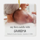 Search for grandchilds first christmas tree decorations For her
