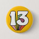 Search for thirteen birthday badges 13 years old