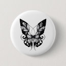 Search for butterfly art badges Illustration
