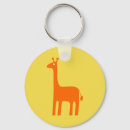 Search for giraffes rounded key rings Illustration