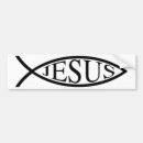 Search for fish bumper stickers Jesus