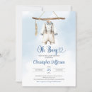 Search for white baby boy shower invitations Earthy tones