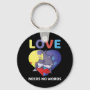 Search for love words key rings Cute