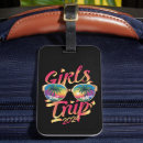Search for girls weekend luggage tags Retro