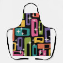 Search for atomic aprons Colourful