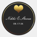 Search for gold foil heart stickers Chic