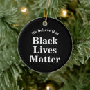 Search for justice christmas tree decorations Black and white