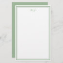 Search for sage green stationery paper Elegant