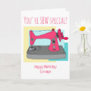 Search for sewing machine cards Seamstress