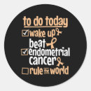 Search for endometrial cancer stickers Awareness