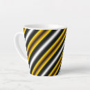 Search for black and yellow stripes mugs Abstract