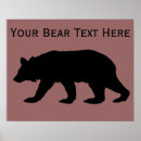 Search for black bear silhouette Mountains