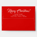 Search for christmas envelopes Red