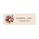 Search for bouquet return address labels Boho chic