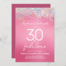 Search for thirty and fabulous invitations Sparkle