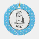 Search for old english sheepdog christmas tree decorations Cute