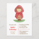 Search for little red riding hood invitations Story book
