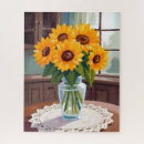 Search for sunflower puzzles Vase
