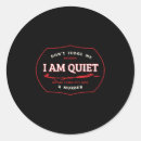 Search for judged stickers Quiet