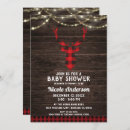 Search for red barn christmas invitations Chequered