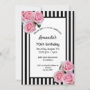 Search for floral stripes invitations Pink flowers