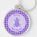 Search for bee on purple key rings Cute