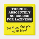 Search for excuses magnets Lazy