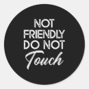 Search for do not touch stickers Cool
