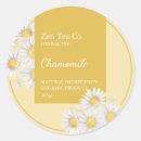 Search for chamomile flowers stickers Tea