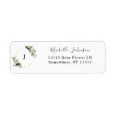 Search for gold leaves return address labels Eucalyptus
