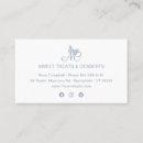 Search for blue butterfly business cards Simple