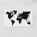 Search for map business cards World