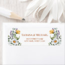 Search for floral address stickers Wildflowers