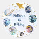 Search for blue galaxy stickers Space first birthday