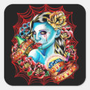Search for pretty patterns stickers Red