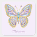 Search for purple angel stickers Butterfly