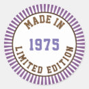 Search for made in 1975 stickers Retro