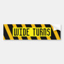 Search for wide bumper stickers Warning
