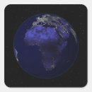 Search for earth at night stickers Globe