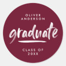Search for burgundy graduation stickers Modern