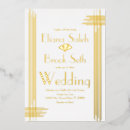 Search for rose gold foil wedding invitations Vintage