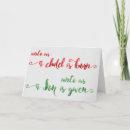 Search for for unto us a child is born christmas cards Watercolor