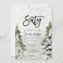 Search for holiday 60th birthday invitations Typography
