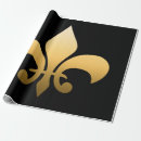 Search for gold fleur de lis wrapping paper Chic