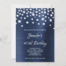 Search for navy blue diamond invitations Elegant